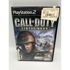 Call of Duty: Finest Hour Sony PlayStation 2 PS2 COMPLETE WITH MANUAL